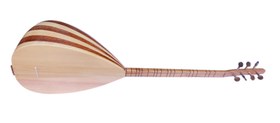Resim Kısa Sap Maun Akça Bağlama - Saz YCSS-123 