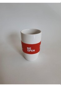 Resim Porselen Kulpsuz Kahve Fincanı - Porselen Bardak 