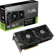 Resim Asus DUAL-RTX4070-O12G-EVO NVIDIA GEFORCE RTX 4070 12GB GDDR6X 192bit 2550MHz OC HDMI 3xDP DLSS3 EKRAN KARTI 
