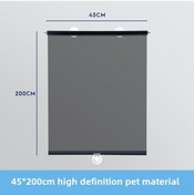 Resim Yuntech01 Kamyon Ön Cam Genişletilebilir Güneşlik - Şeffaf Isı Yalıtımlı Süngerli Araç Güneş Koruyucu Perde 45x200cm 