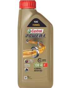Resim Castrol Power 1 4T 10W-40 Motosiklet Yağı 1 L 