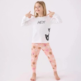 Resim Rolypoly Rp3466c Kız Çocuk Kışlık Pijama Takım KREM 