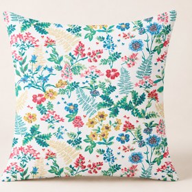 Resim Jardin Dokuma Pamuk Kırlent Kılıfı - 55x55 cm / İç Yastık Dahil 