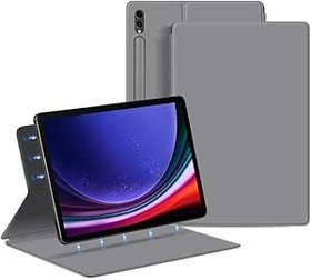 Resim Tablet PC Kılıfları Kapak Samsung Galaxy Tab S9 Plus 12,4 İnç 2023 X810/X816B/X818U İnce Tablet Kılıfı ile Uyumlu Manyetik Kılıf, Galaxy Tab S9+ 5G Kılıf Manyetik Eklenti, Kapak Otomatik Uyandırma/Uyk 