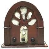 Resim Kahve Rengi Radyo Kumbara 1046647-1 