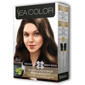 Resim Genel Markalar LitaeTrend 2 Tüp Krem Saç Boyası Seti Koyu Kumral No:6.0 