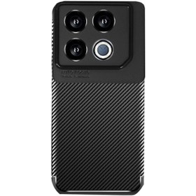 Resim Rivor İnfinix GT20 Pro Uyumlu Kılıf Kamera Korumalı Darbe Emici Karbon Desenli Renk Atmaz Kapak 