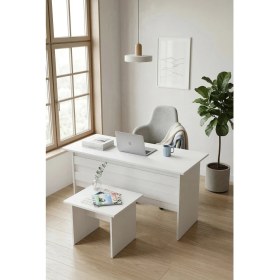 Resim Robin Home Verona Ofis Büro Masa Takımı Ofis Masası Sehpa 