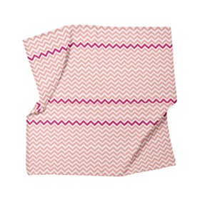 Resim Big Flower Pink Zigzag Müslin Bebek Örtüsü - 100x100cm 