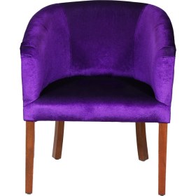 Resim 3A Mobilya New Purple Oval Berjer 