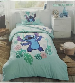 Resim Özdilek Tek Kişilik %100 Pamuk Nevresim Tak. Mint Stitch Summer 