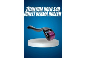 Resim Savarga Titanyum Uçlu Derma Roller 540 Iğneli 1 mm Gözenek Azaltıcı Akne Izlerine Uygun 