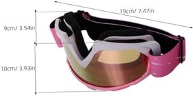 Resim Cabilock Doğa Sporları İçin Motosiklet Gözlükleri Toz Geçirmez Ve Rüzgar Geçirmez Motosiklet Gözlükleri Dirt Bike Gözlükler Toz Geçirmez Yarış Gözlükleri 