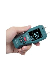 Resim Ulzyvf Ahşap Ve Bambu İçin Taşınabilir Lcd Ekranlı 4 Modlu Nem Ölçer 