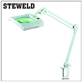 Resim Steweld 8069-3d Floresanl Işıklı Masa Mengeneli Büyüteç 