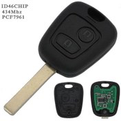 Resim Peugeot 107, 207, 307, 407, Citroen C1, C2, C3, C4 Huiliang İçin Programlanacak Elektroniklerle Birlikte Tam Anahtar 