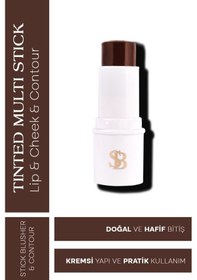 Resim Selin Beauty Tinted Multi Stick Lip & Cheek & Contour Stick Allık Bronz 