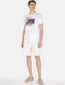 Resim Colin's Colins Regular Fit Yuvarlak Yaka Düz Erkek Beyaz Kısa Kol Tişört Cl1073321 Q1.v1 Wht Beyaz 