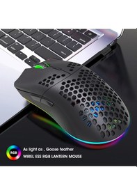 Resim HXSJ T66 Kablosuz 3 Modlu Mouse - 650 Mah Batarya -12000 Fps - 20G - Rgb Aydınlatma 