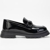 Resim Tamer Tanca Kadın Vegan Siyah Açma Loafer Ayakkabı 817 2397 Bn Ayk Sk23/24 Sıyah Acma Siyah 