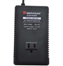 Resim Mervesan MS-120 Dönüştürücü Adaptörü AC 220V To AC 110V - 120VA 
