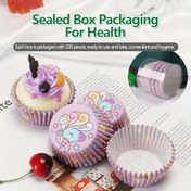 Resim 100 Adet, Renkli Unicorn Desenli Muffin Kapları, Tek Kullanımlık Cupcake Kapları, Kağıt Cupcake Linerları, Muffin Kalıpları, Pişirme Araçları, Mutfak Gereçleri, Mutfak Aksesuarları 