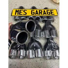 Resim Çift Çıkış Egzoz Ucu 