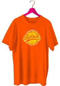 Resim BLUU Barbell Sporcu T-shirt Bisiklet Yaka 