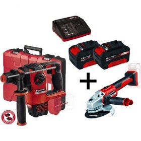 Resim Einhell AXXİO 18 V 2.6 Ah Akülü Taşlama + Einhell Herocco 18 V 4.0 Ah Akülü Kırıcı 