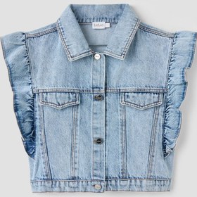 Resim Kız Çocuk Denim Yelek - Denim / 10A 