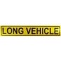 Resim Nzb Long Vehichle Yazısı Reflektörlü Fosforlu Şerit Bant 9 cm x 50 cm 