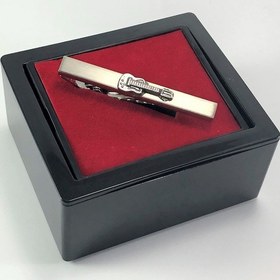 Resim Pierroni Gitar Model Kutulu Kravat Iğnesi Gümüş 