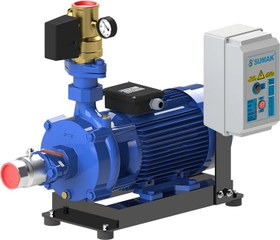 Resim Sumak SMKTA 550/2 Emişli Çift Kademeli Hidrofor 8 Kat 45 Daire 380 Volt 5.5 Hp 