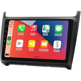 Resim maitech Maitec E63585 QLED Serisi Volkswagen Polo 2015-2018 6+64GB Multimedya Teyp 