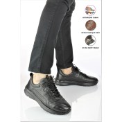 Resim Forelli Erkek Spor Tarz Hakiki Deri Ortopedik Günlük Ayakkabı FE22/CM46502 