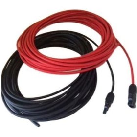 Resim Mc4 Soketli 2,5+2,5 Toplamda 5m 6mm Solar Panel Kablosu 