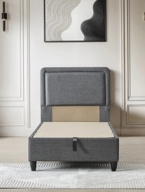 Resim Melisa Tek Kişilik Sandıklı Ve Pratik Baza Başlık 2 Li Set 100 x 200 