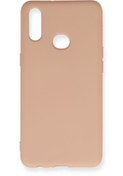 Resim Happycase Samsung Galaxy A10S Kılıf Nano Içi Kadife Silikon - Pudra 