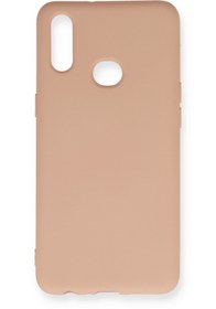 Resim Happycase Samsung Galaxy A10S Kılıf Nano Içi Kadife Silikon - Pudra 