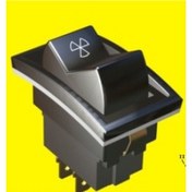 Resim Anadol Kalorifer Anahtarı Düğmesi 3 Fişli 