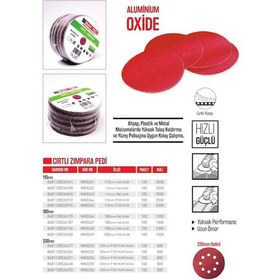 Resim Bay-Tec MK0246 Cırtlı Zımpara 180 MM 40 Kum 