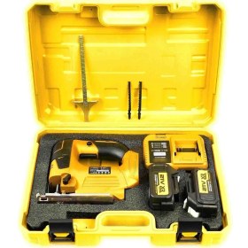 Resim Çift Batarya 10 Pilli Metal Şanzıman Dekupaj Testere Demir Kesme 