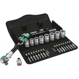 Resim Wera 8100 SB 6 Cırcır Zyklop Karma Set 3/8" 05004046001 