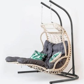 Resim Holiday Bahçe Salıncağı - Kahverengi Rattan 