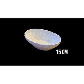 Resim Roy King Twıst Porselen Oval Derin Kase 15 Cm 1 Adet 