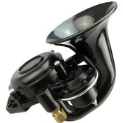 Resim 12v/24v 120db Yüksek Tek Trompet Salyangoz Hava Kornası Siren Su Geçirmez Hoparlör Evrensel Araba Kamyon Otobüs Van İçin 