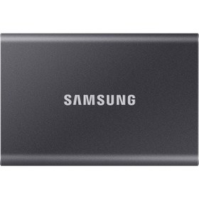 Resim Samsung T7 Touch 500GB USB Gümüş Taşınabilir SSD 