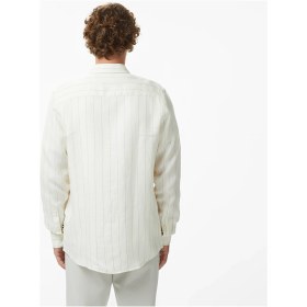Resim Nautica Erkek Krem Regular Fit Çizgili Gömlek W65421T.1MA 