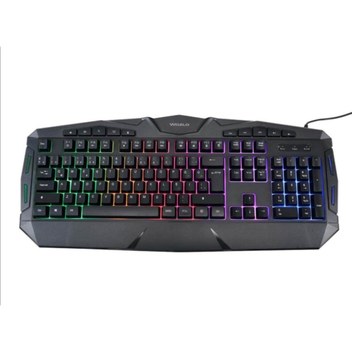 Wozlo WZ-790M Işıklı Usb Oyuncu Multimedia Gaming Q Klavye