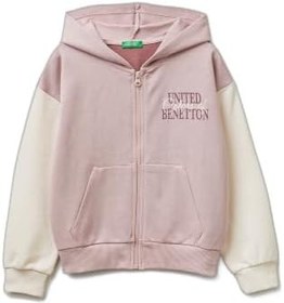 Resim United Colors of Benetton Kız Çocuk Giacca C/Capp M/L 3j68c505x Hırka Kazak 